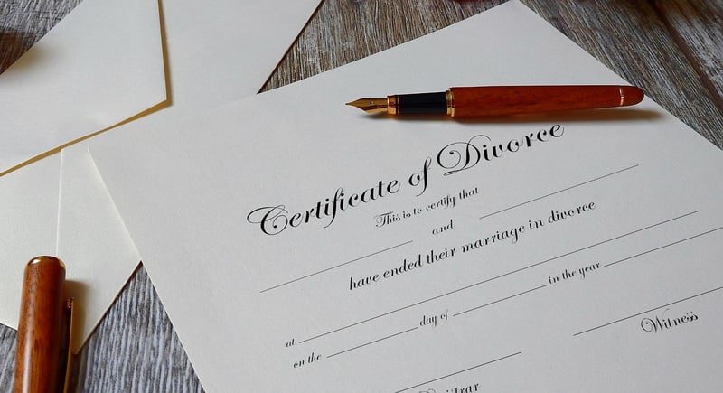 Divorce scandal